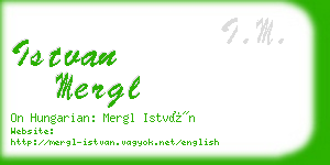 istvan mergl business card